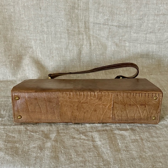 vintage 50s 60s lizard skin handbag Bags by Marquise - Picture 11 of 12